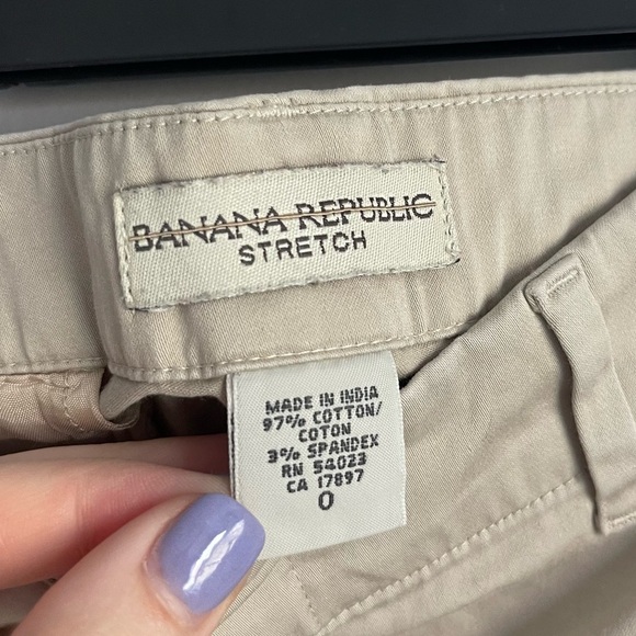 Banana Republic Tan Wide Leg Pants - Picture 3 of 3